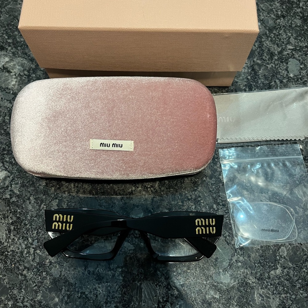 Miu Miu Black Eyeglasses